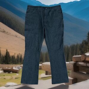 Vintage Rustler Made in USA Black Bootcut Denim Jeans 40x32  (38x32) 87620UB